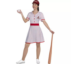 Disfraz de Jugadora de Baseball Vintage años 50 para mujer