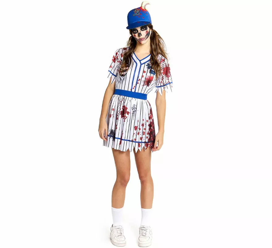 Translation missing: es.Disfraz de Jugadora de Béisbol Zombie para mujer