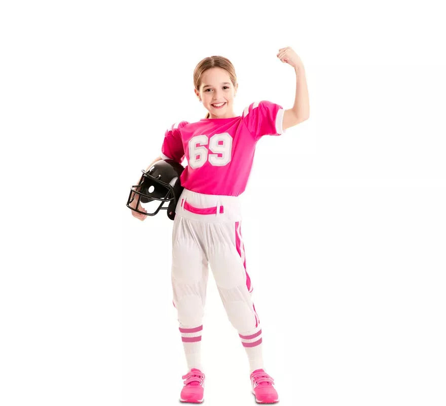 Disfraz de Jugadora de Fútbol Americano para niña