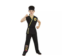Disfraz de Karateka Negro para niños