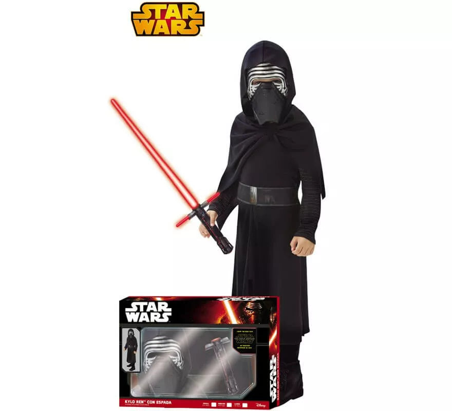 Translation missing: es.Disfraz de Kylo Ren con espada de Star Wars VII para niño