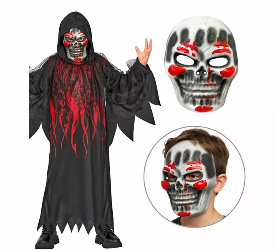 Translation missing: es.Disfraz de la Muerte Ardiente con Máscara para niños