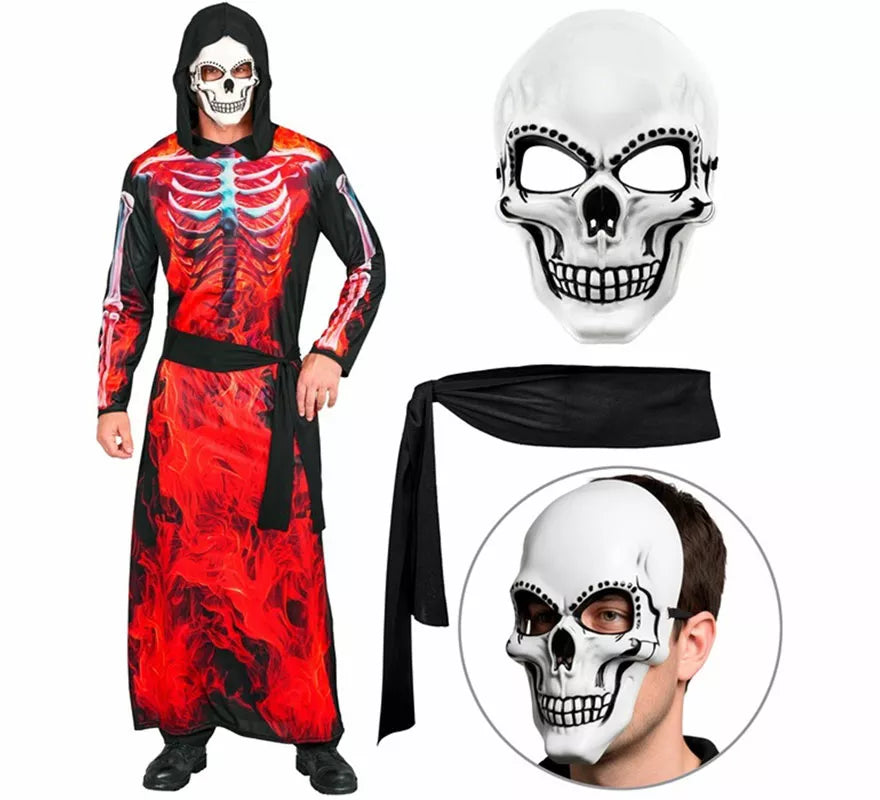 Disfraz de la Muerte Ardiente para hombre