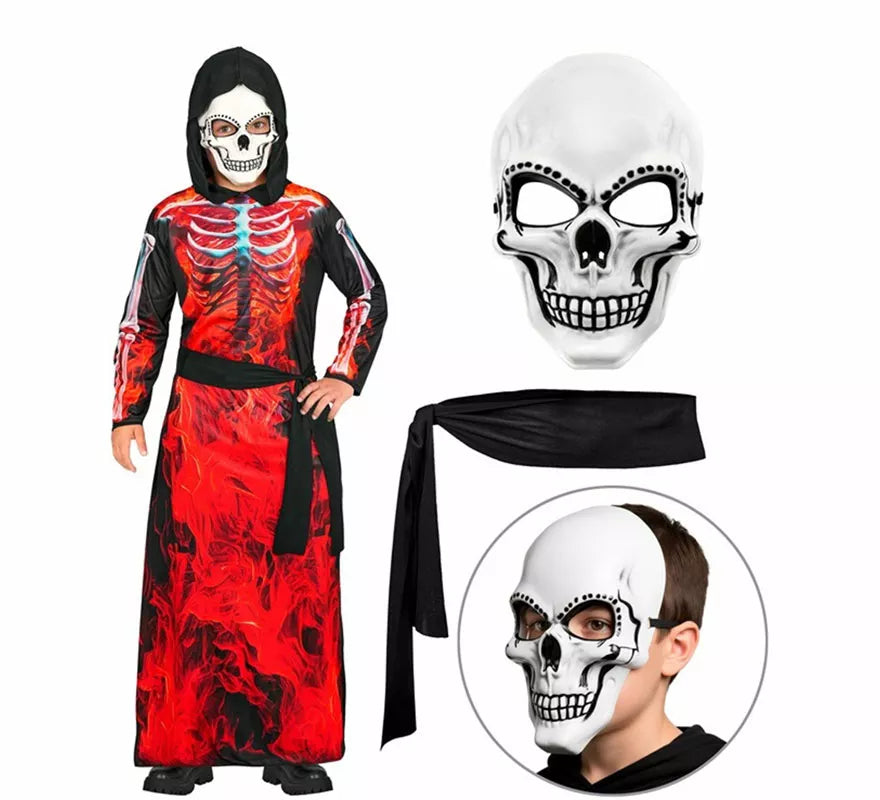 Translation missing: es.Disfraz de la Muerte Ardiente para niños