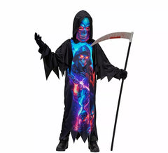 Disfraz de la Muerte Fluorescente para niños
