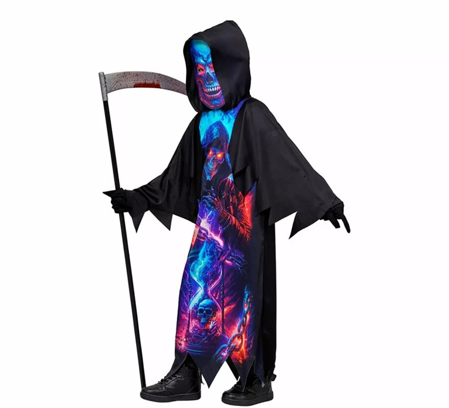 Translation missing: es.Disfraz de la Muerte Fluorescente para niños
