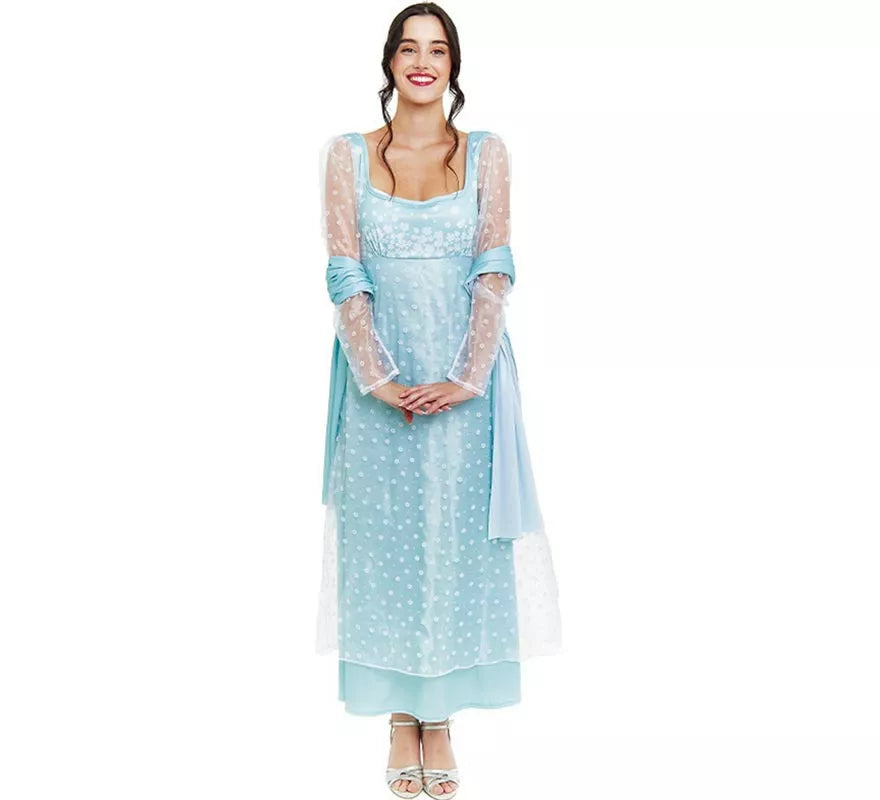 Translation missing: es.Disfraz de Lady Inglesa azul celeste para mujer