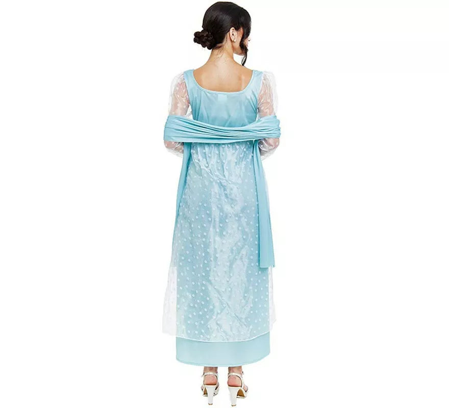Translation missing: es.Disfraz de Lady Inglesa azul celeste para mujer