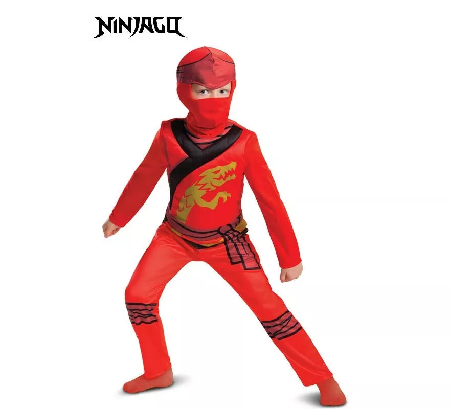 Translation missing: es.Disfraz de Lego Ninjago rojo Kai Kai para niños