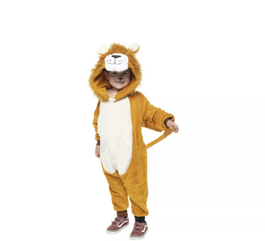 Translation missing: es.Disfraz de León Feliz Peludo para niño