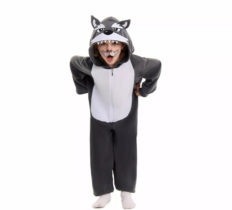 Translation missing: es.Disfraz de Lobo Gris para niños
