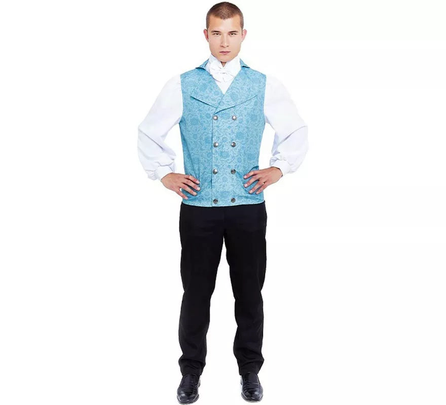 Translation missing: es.Disfraz de Lord Inglés elegante azul para hombre