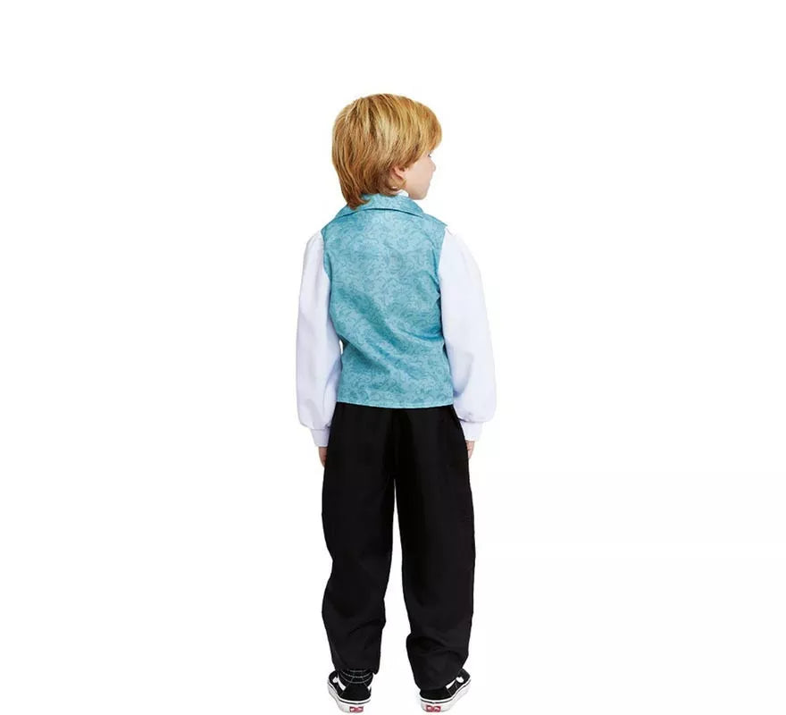 Translation missing: es.Disfraz de Lord Inglés elegante azul para niño