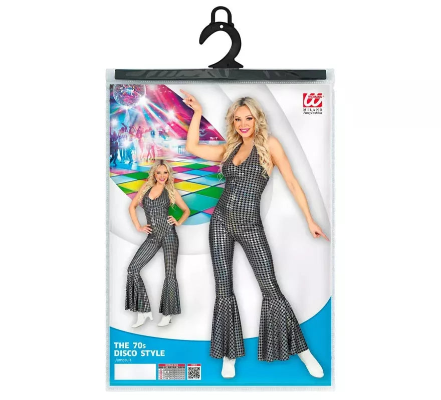 Translation missing: es.Disfraz de los Años 70 Disco mono a cuadros para mujer