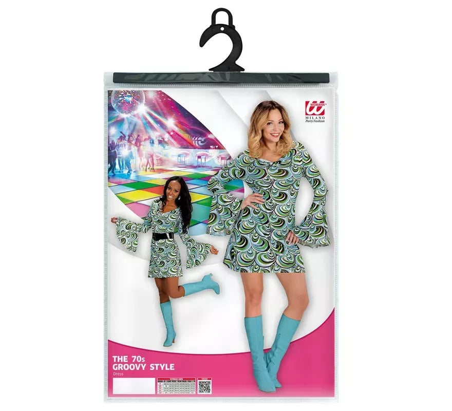 Translation missing: es.Disfraz de los años 70 Olas verdes para mujer