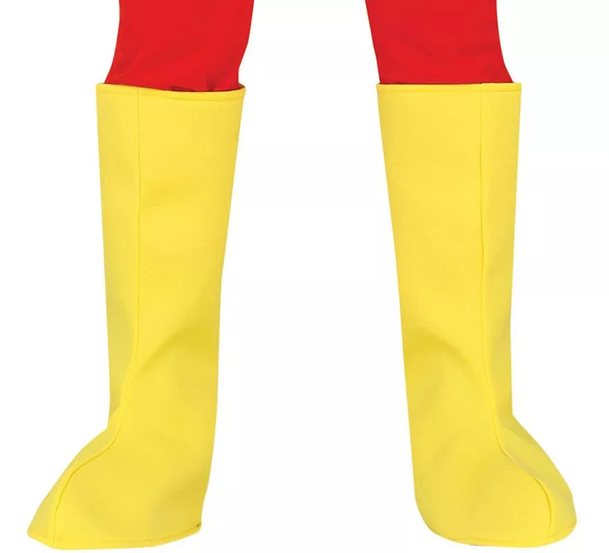 Translation missing: es.Disfraz de Lucha libre Amarillo para hombre