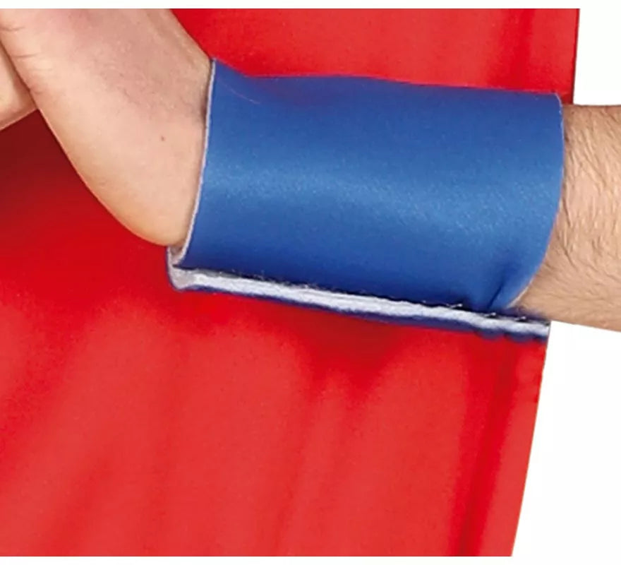 Translation missing: es.Disfraz de Luchador de Artes Marciales Rojo para adolescente