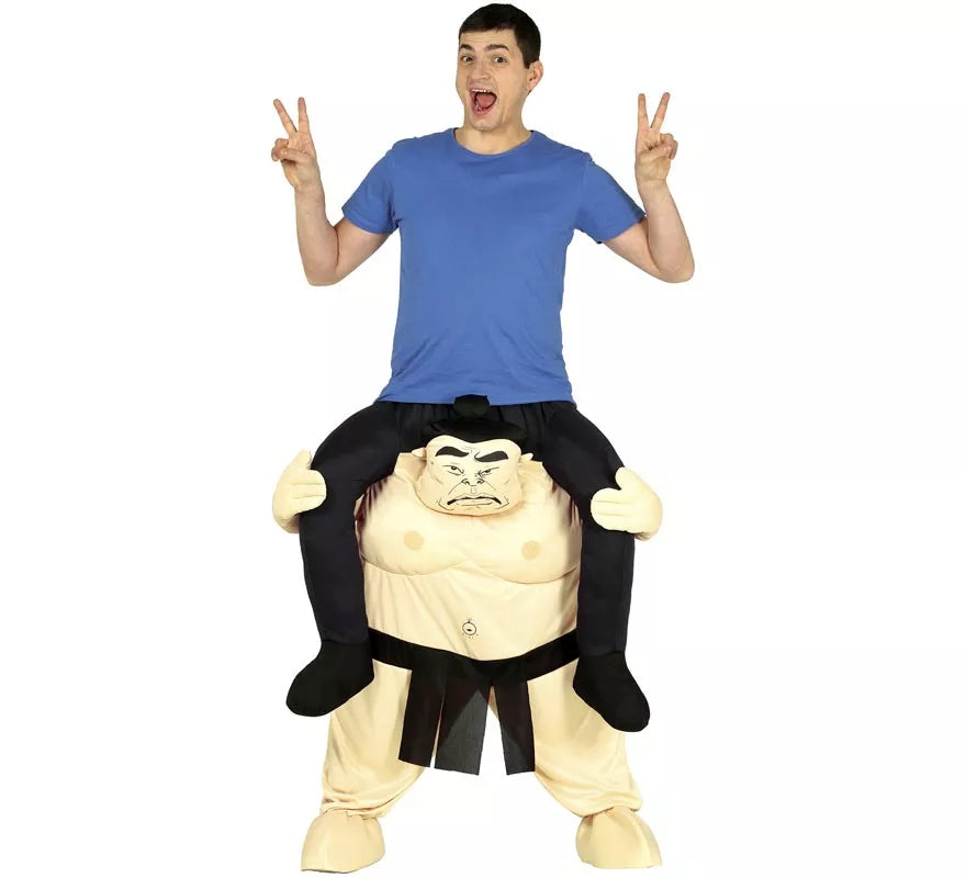 Translation missing: es.Disfraz de Luchador de Sumo a hombros para adultos