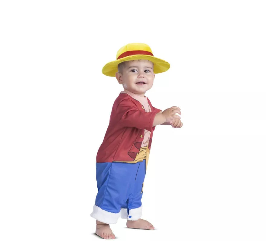 Translation missing: es.Disfraz de Luffy de One Piece para bebé