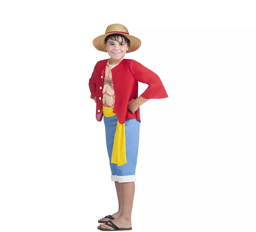 Translation missing: es.Disfraz de Luffy de One Piece para niño