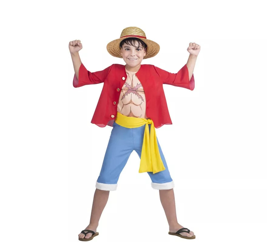 Translation missing: es.Disfraz de Luffy de One Piece para niño
