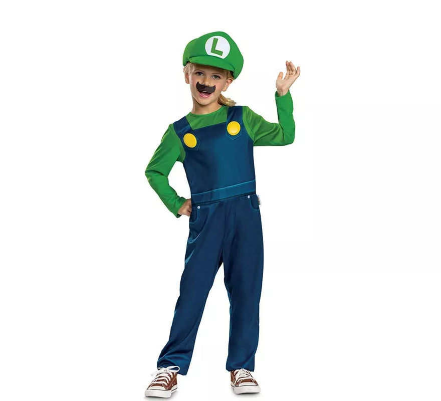 Translation missing: es.Disfraz de Luigi de Super Mario de Nintendo para niños