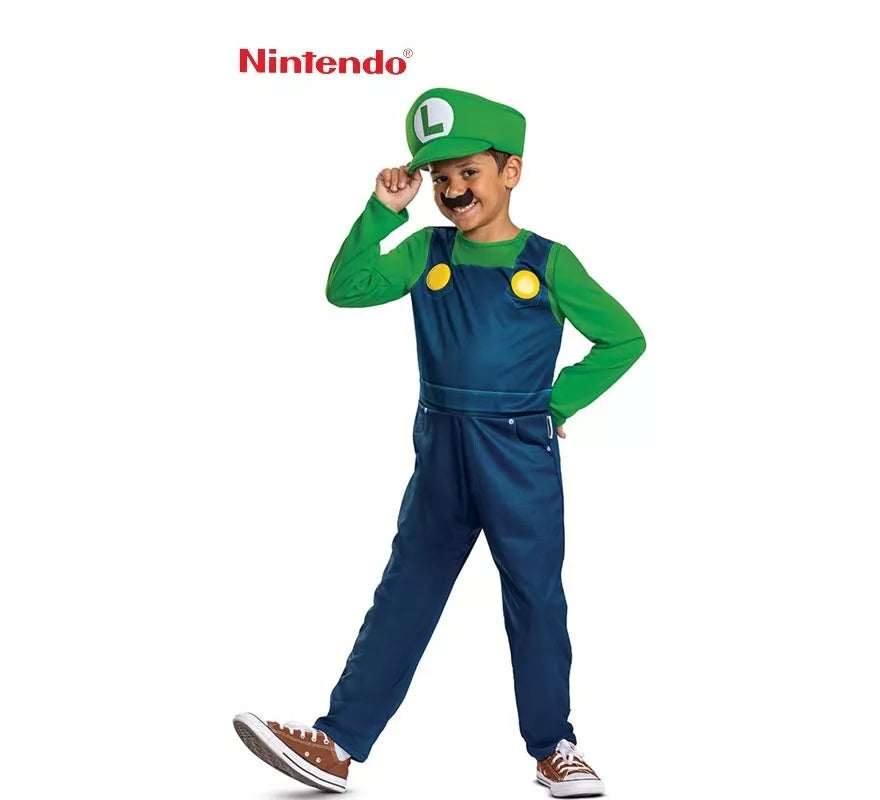 Translation missing: es.Disfraz de Luigi de Super Mario de Nintendo para niños