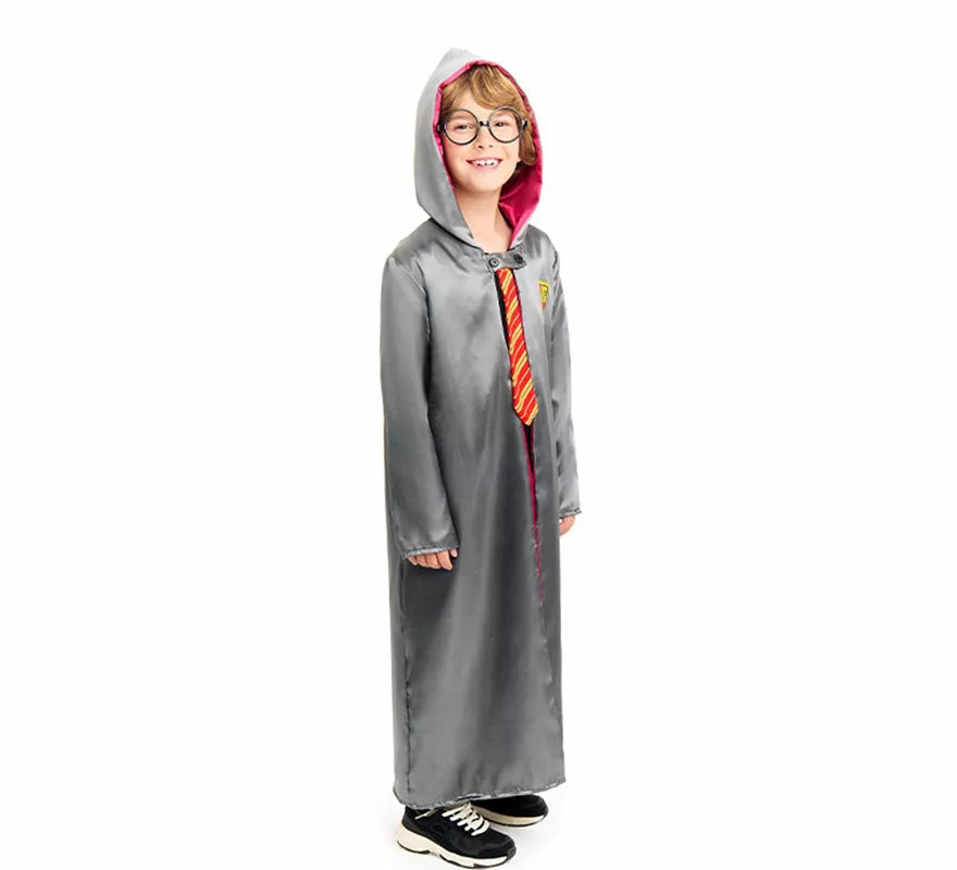 Disfraz de Mago Colegial rojo para niño