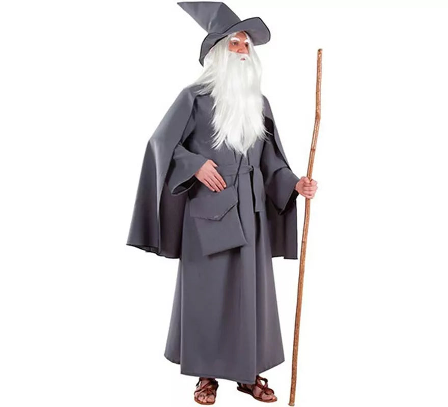 Translation missing: es.Disfraz de Mago Gris para hombre