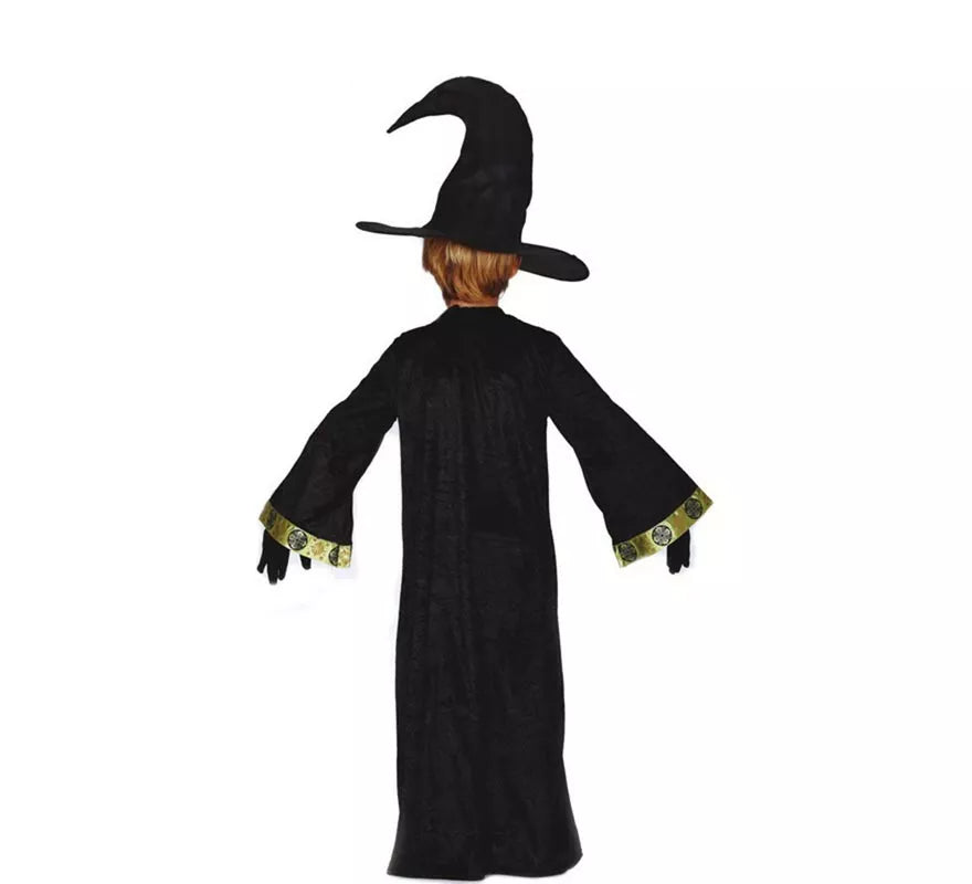 Translation missing: es.Disfraz de Mago Negro y verde para niños