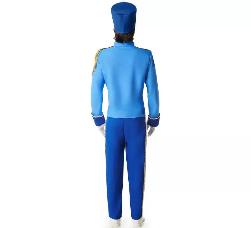 Translation missing: es.Disfraz de Majorette azul para hombre