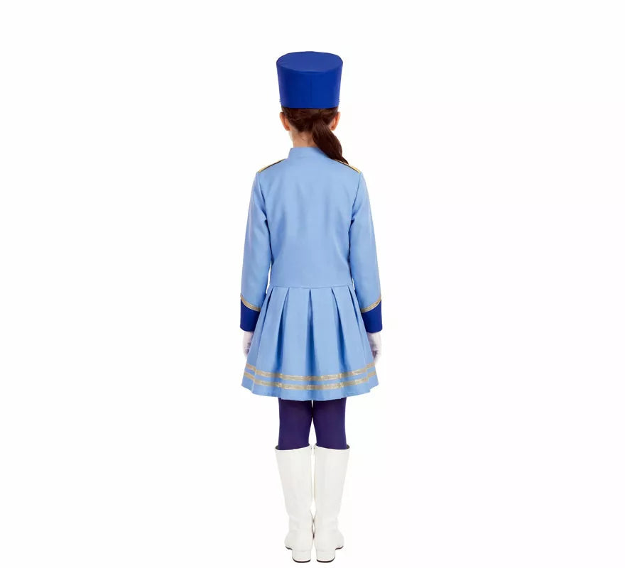 Translation missing: es.Disfraz de Majorette azul para niña