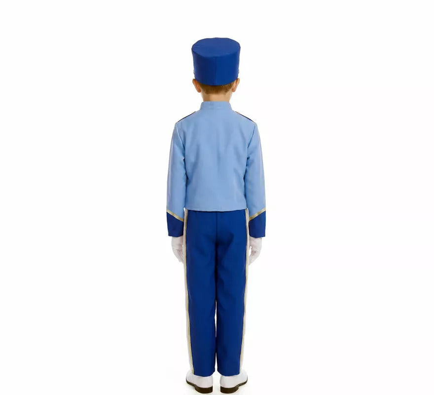 Translation missing: es.Disfraz de Majorette azul para niño