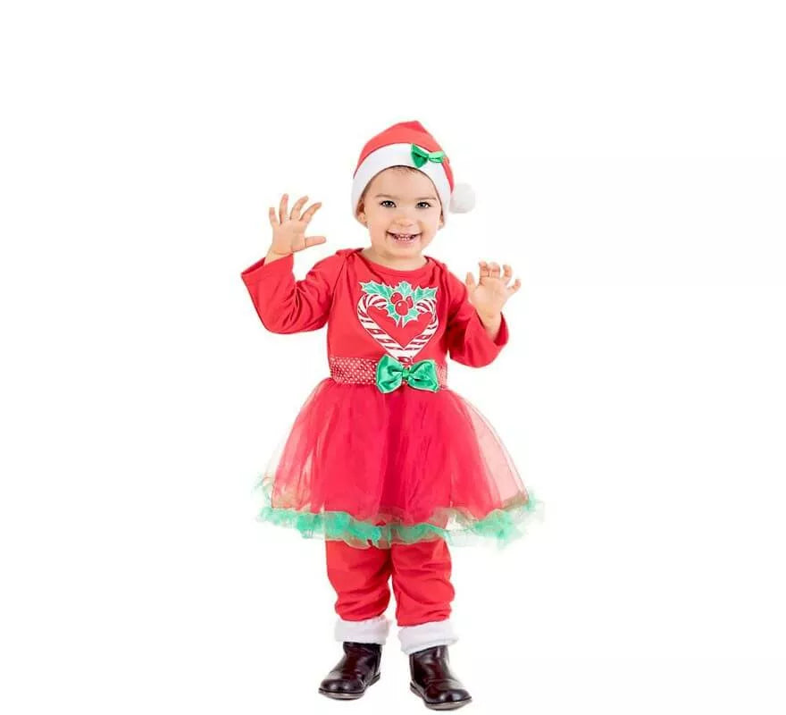 Translation missing: es.Disfraz de Mamá Noel con Tutú para bebé