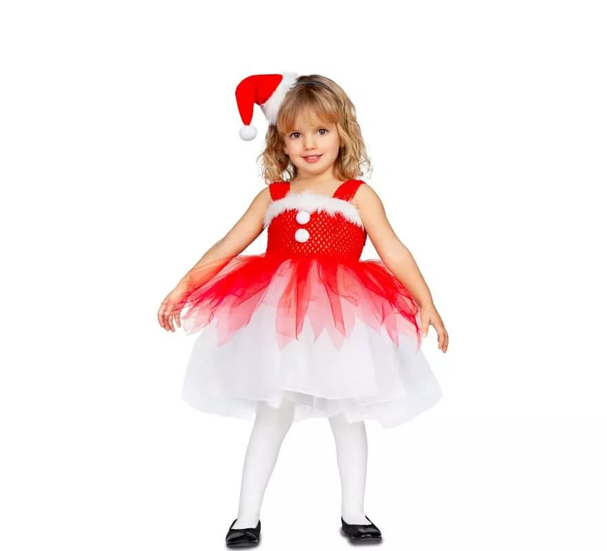 Translation missing: es.Disfraz de Mamá Noel con Tutú para niña y bebé