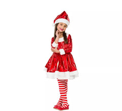 Disfraz de mamá Noel Eléctrica para niña
