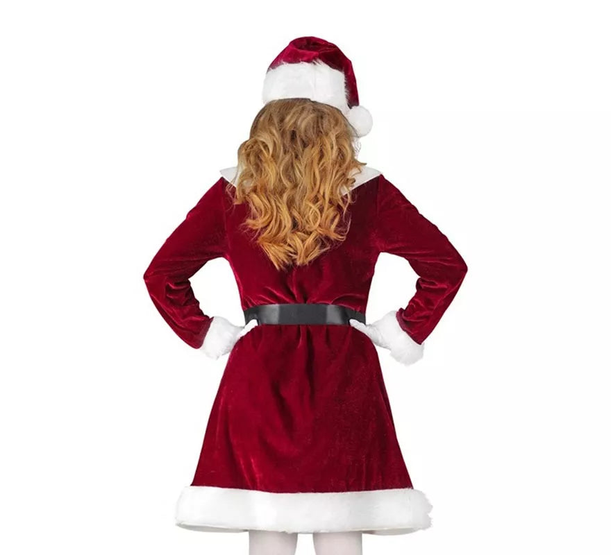 Translation missing: es.Disfraz de Mamá Noel Elegante para niña