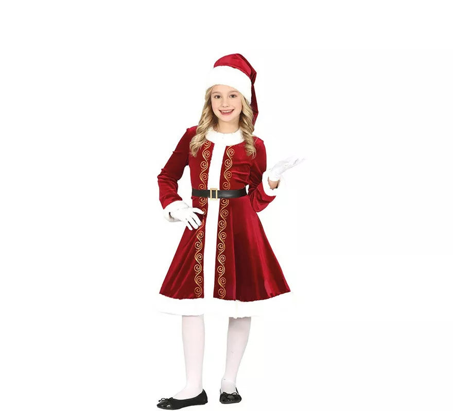 Translation missing: es.Disfraz de Mamá Noel para niña