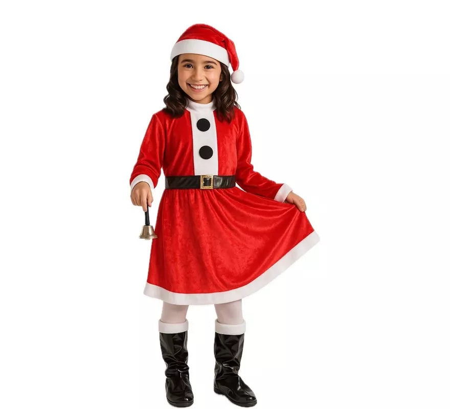 Translation missing: es.Disfraz de Mamá Noel para niña