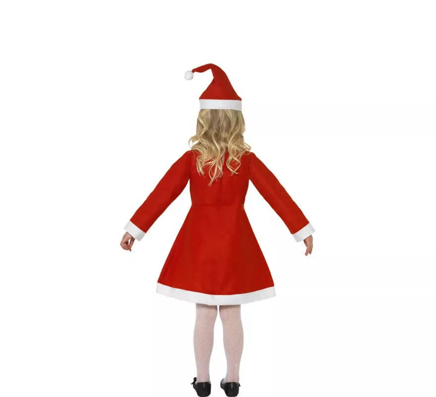 Translation missing: es.Disfraz de Mamá Noel Rojo para niña