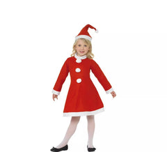 Disfraz de Mamá Noel Rojo para niña