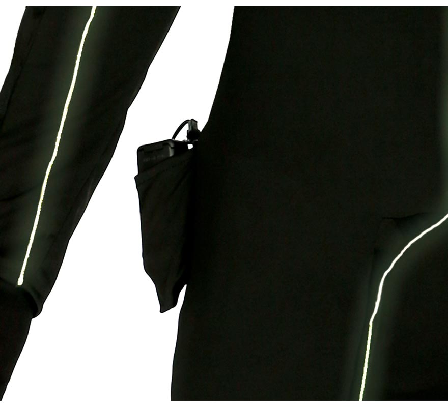 Translation missing: es.Disfraz de Man Black Light con 3 funciones de luz