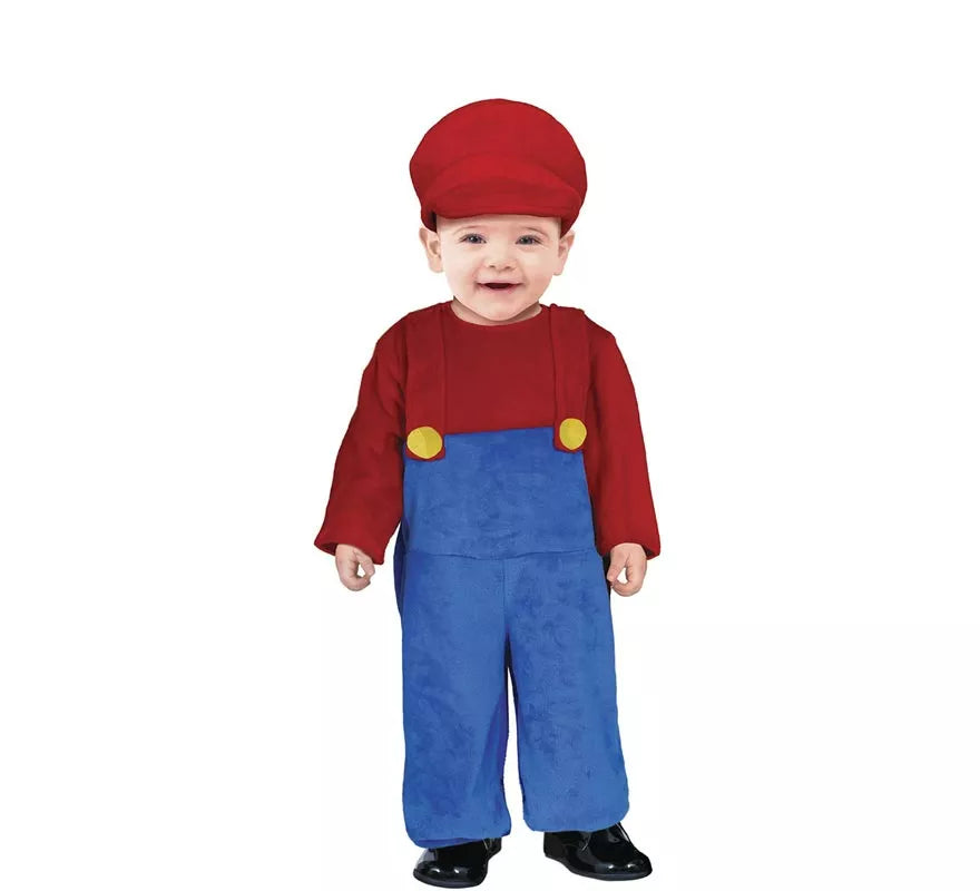 Translation missing: es.Disfraz de Maquinista Rojo de Tren para niños y bebé