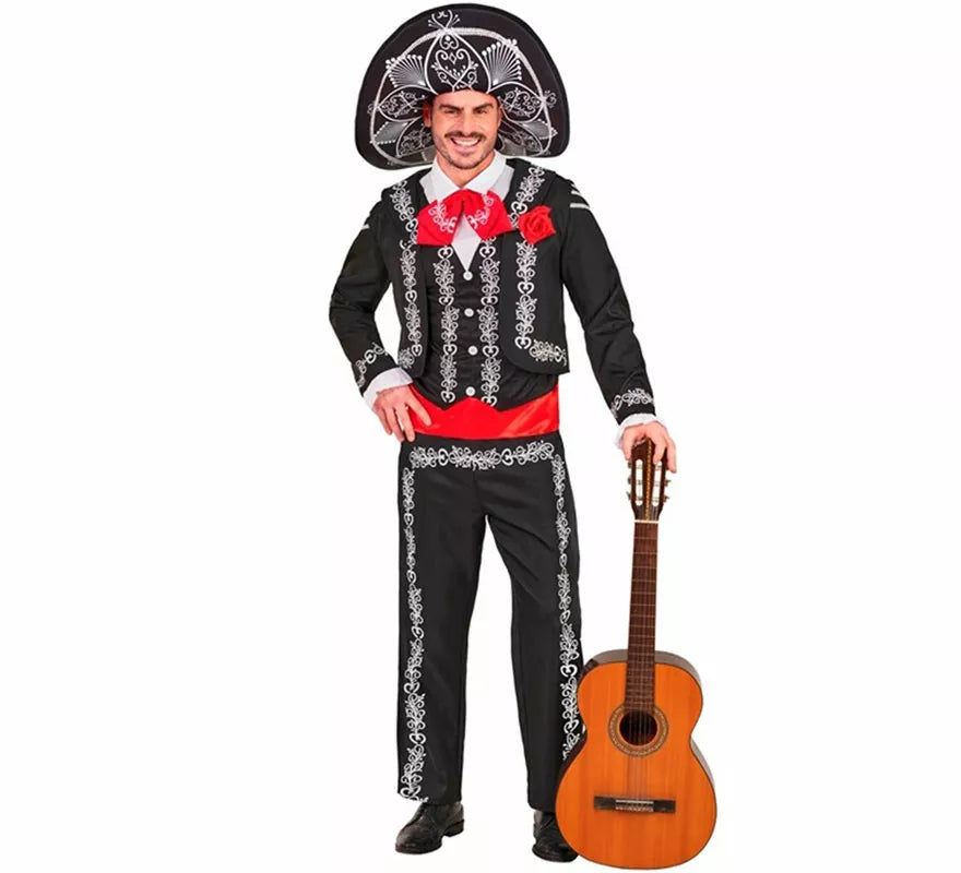 Disfraz de Mariachi Día de los Muertos para hombre