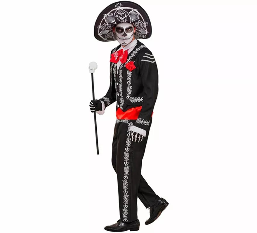 Disfraz de Mariachi Día de los Muertos para hombre
