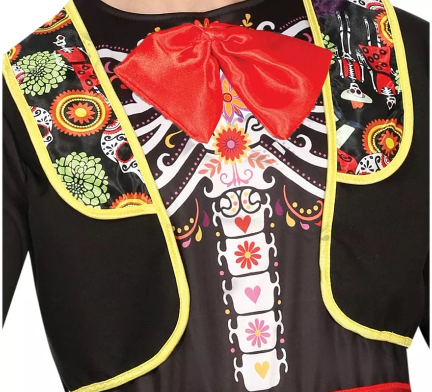 Translation missing: es.Disfraz de Mariachi Esqueleto para hombre