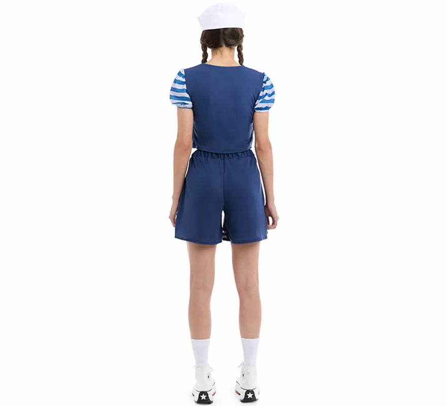 Disfraz de Marinera azul para mujer