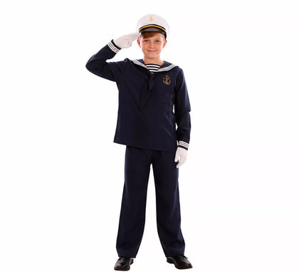 Disfraz de Marinero azul para niño