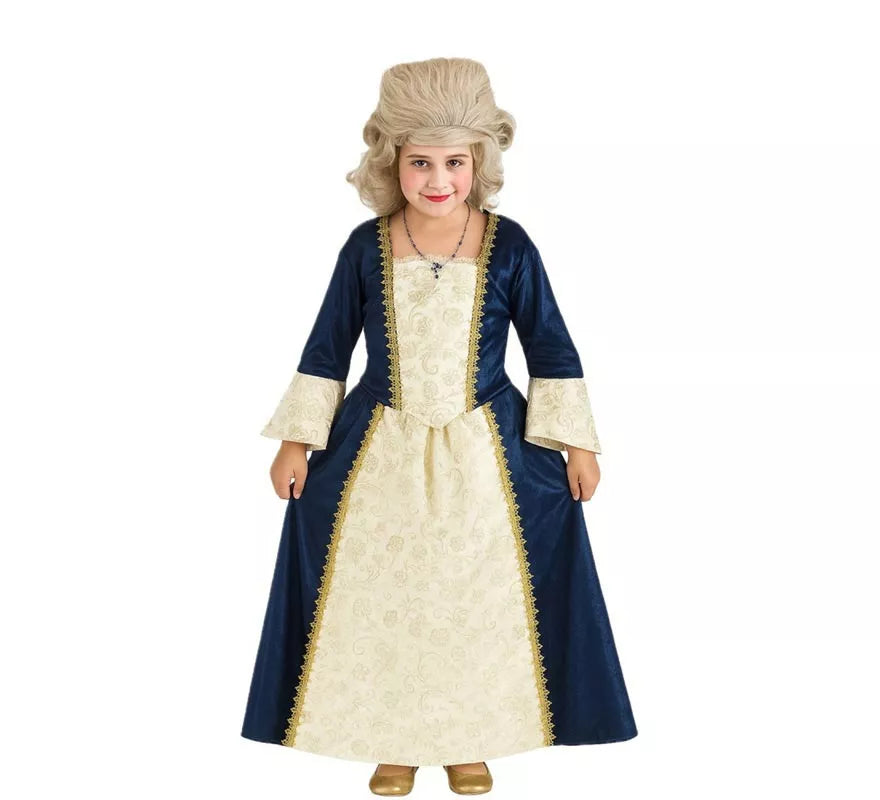Translation missing: es.Disfraz de Marquesa de época para niña
