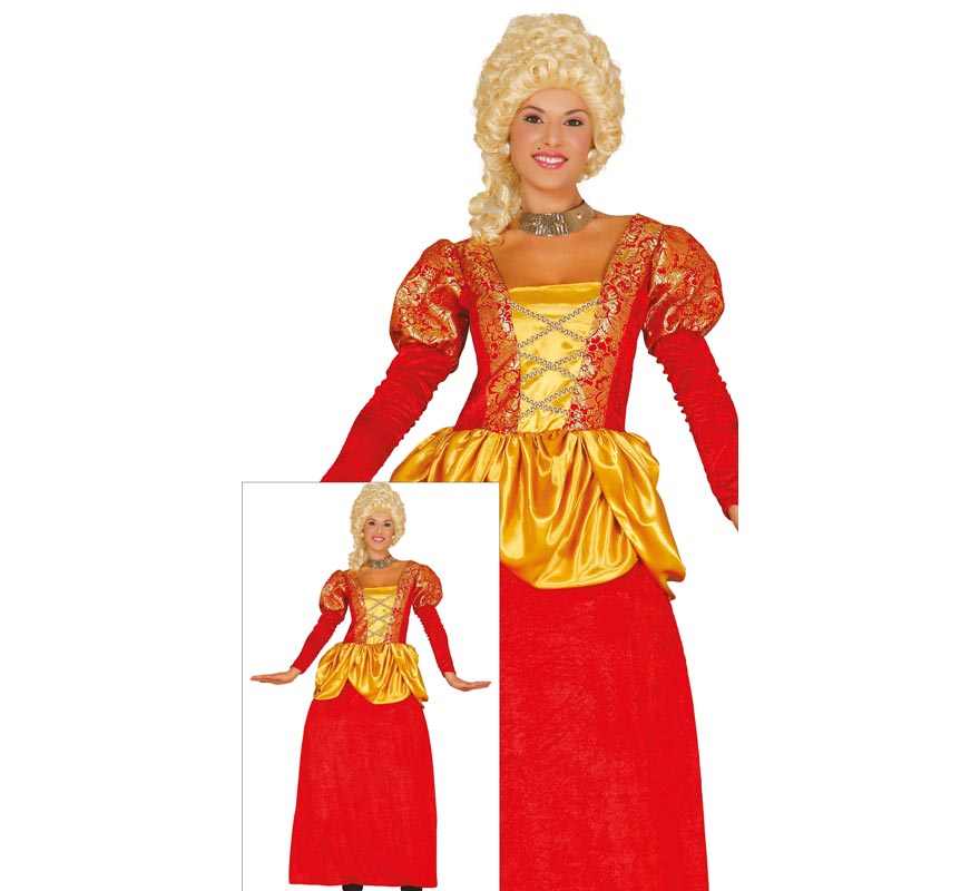 Translation missing: es.Disfraz de Marquesa roja para mujer